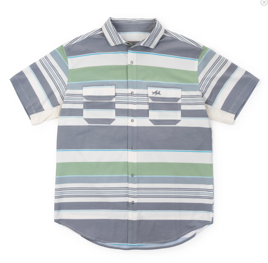 Rio Ultimate Outdoor Blend Short Sleeve Shirt - Baja Gray/Green