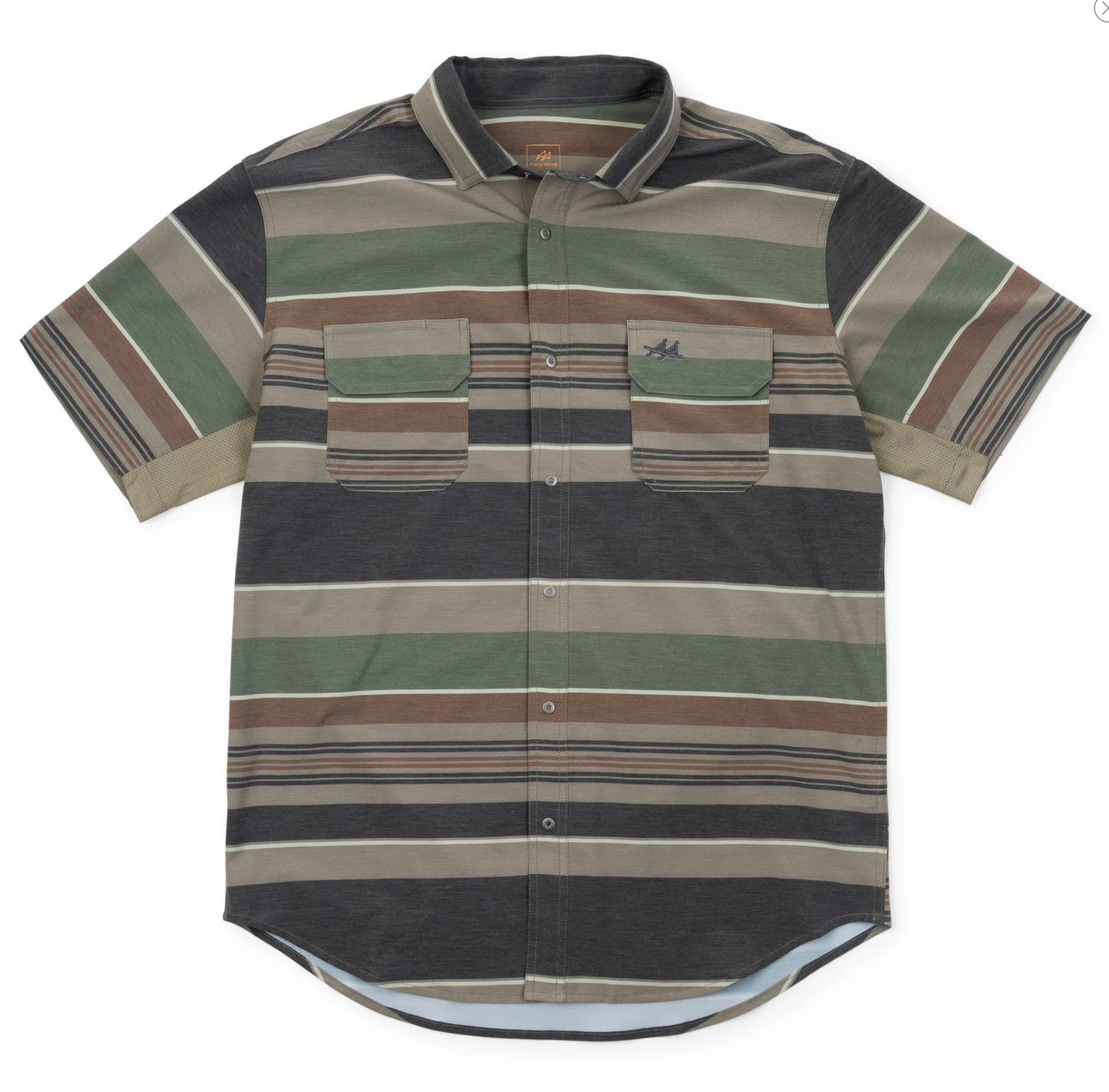 Rio Ultimate Outdoor Blend Short Sleeve Shirt - Baja Green