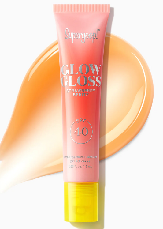 Glow Gloss Lip Balm SPF 40 Strawberry Spritz