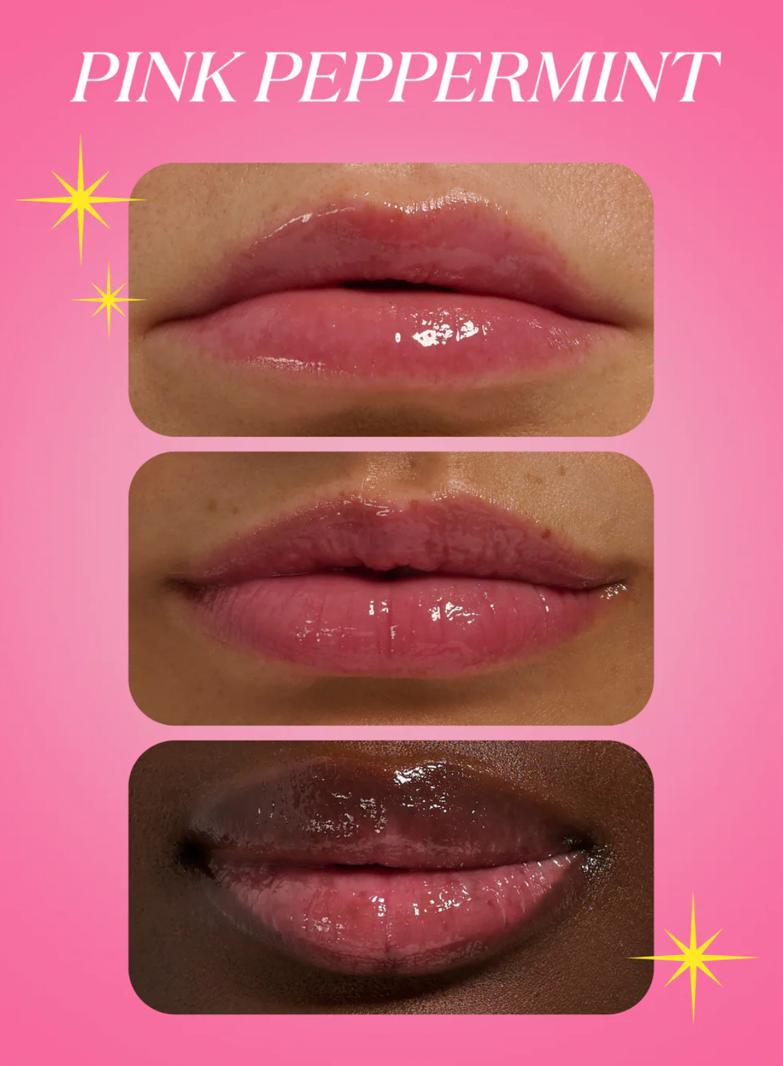 Glow Gloss Lip Balm SPF 40 Pink Peppermint