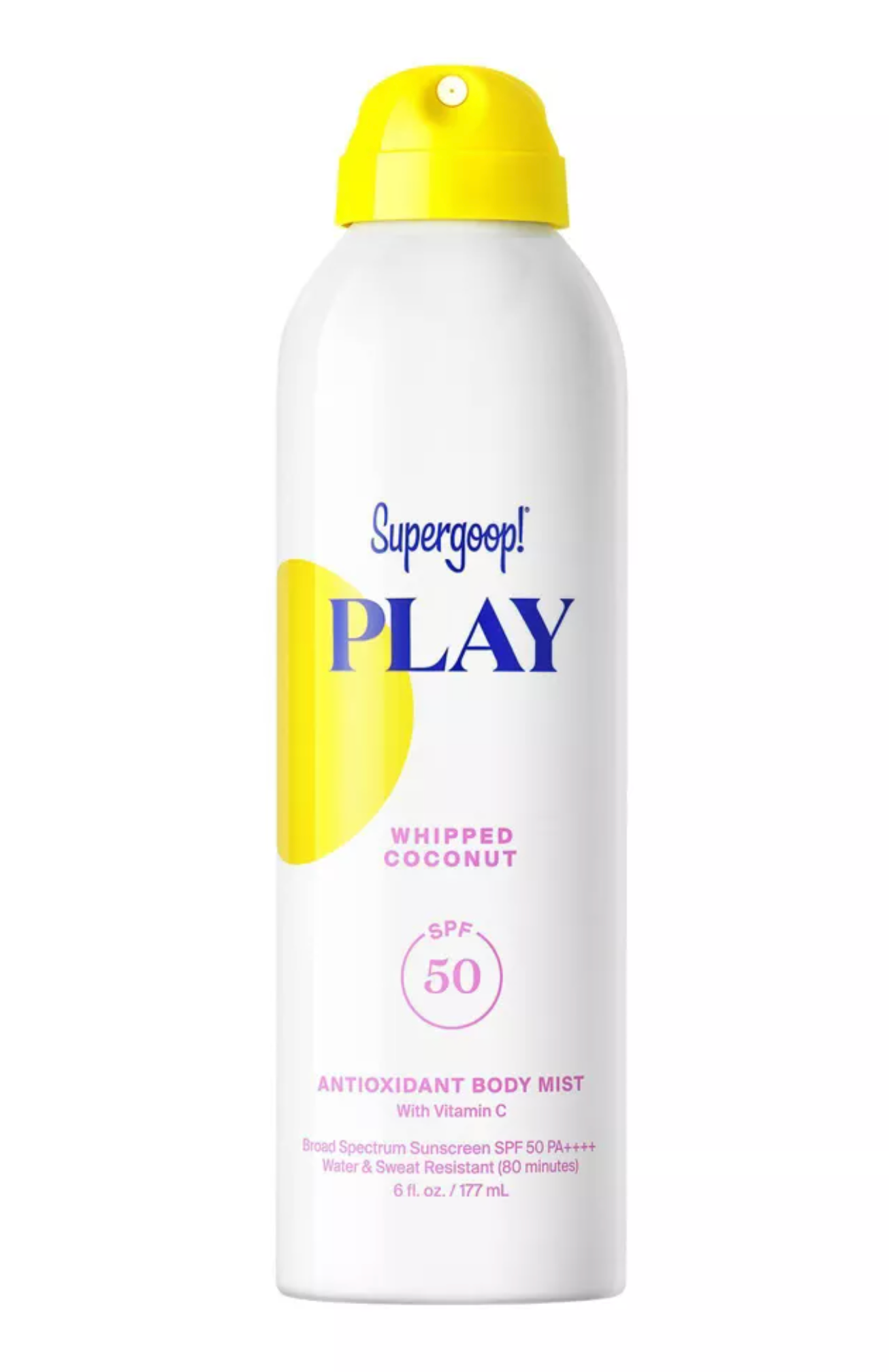 PLAY Antioxidant Body Mist SPF 50 with Vitamin C - Whipped Coconut 6oz