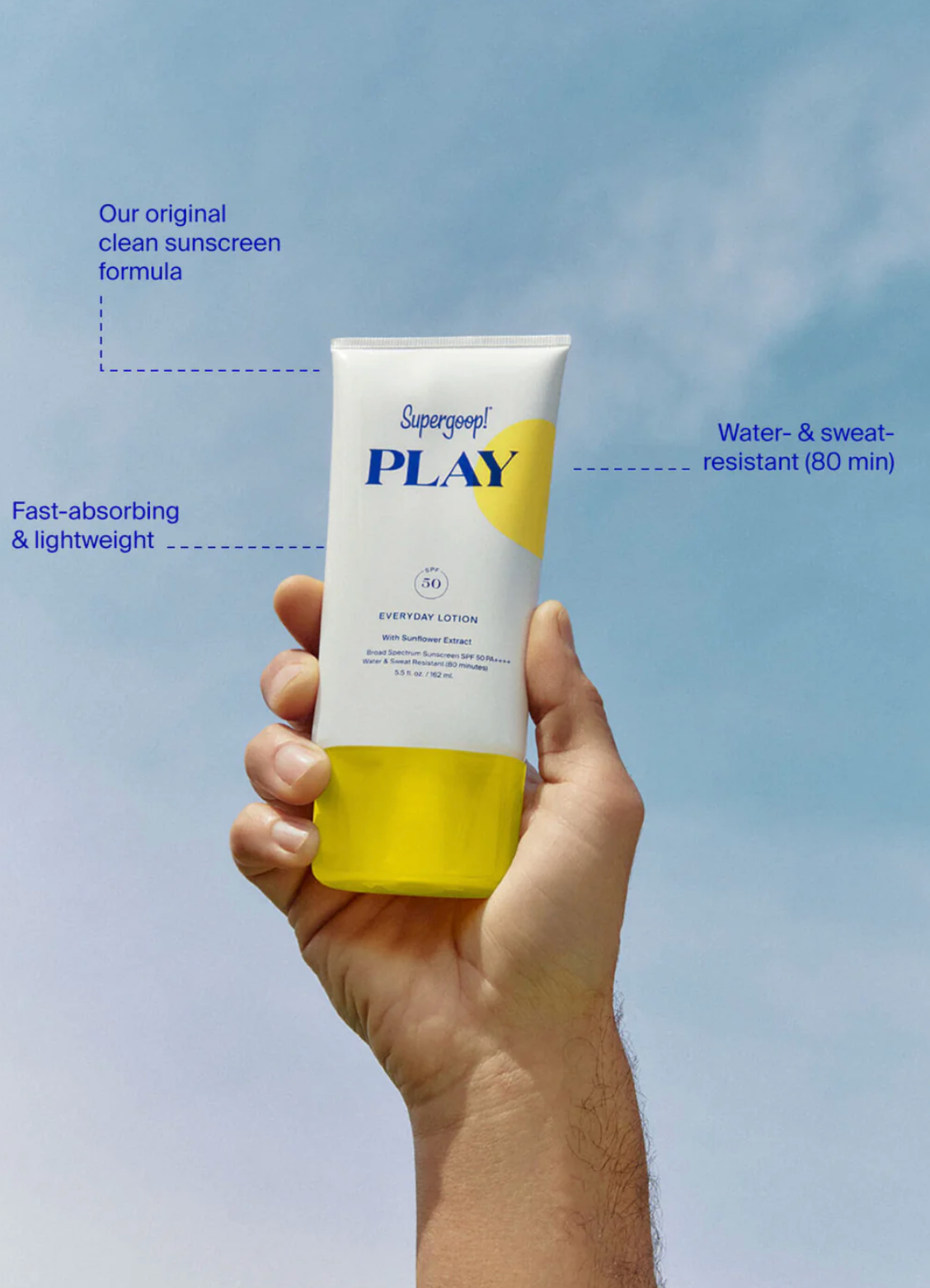PLAY Everyday Lotion SPF 50 with Sunflower Extract, 5.5oz