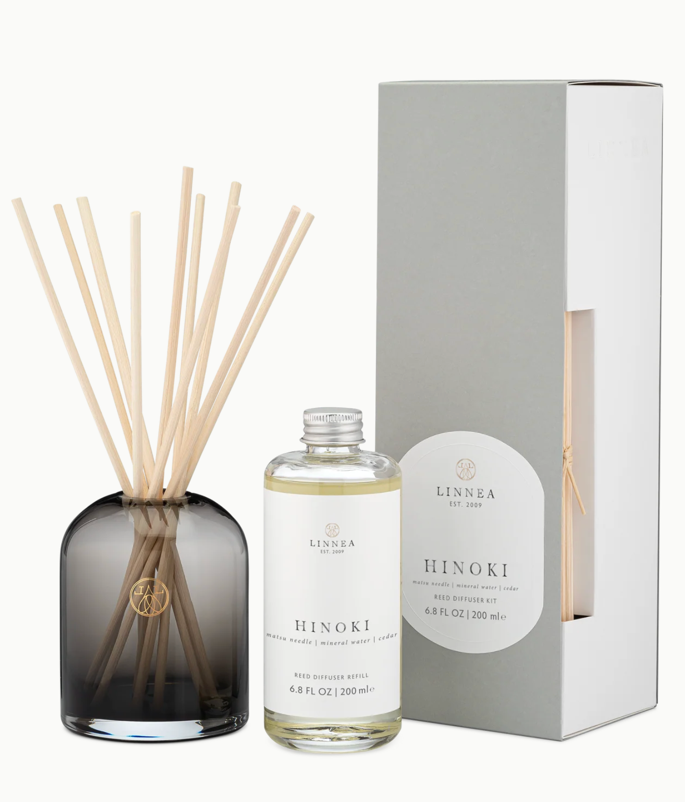 Hinoki Reed Diffuser Kit