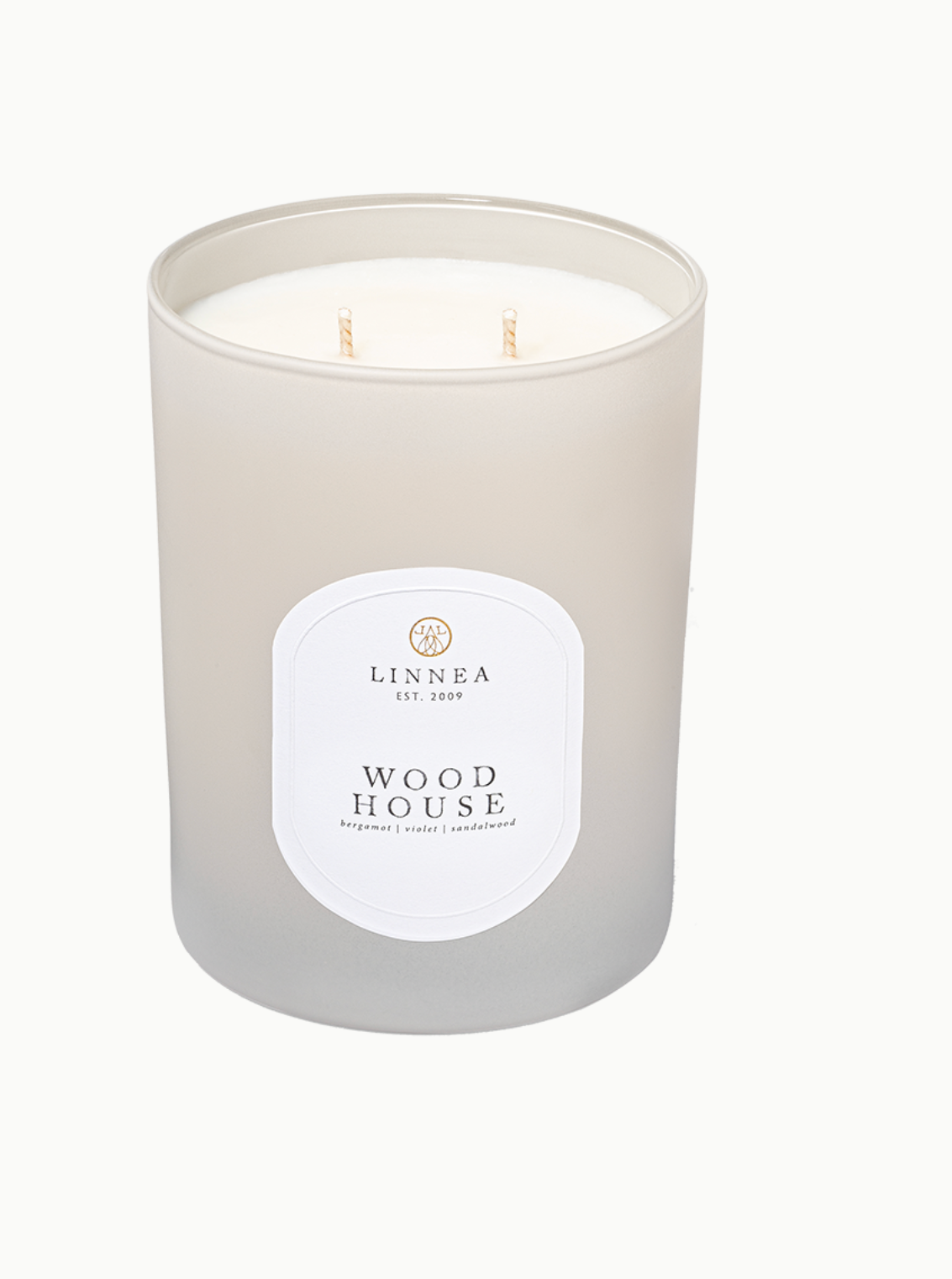Wood House Large Candle