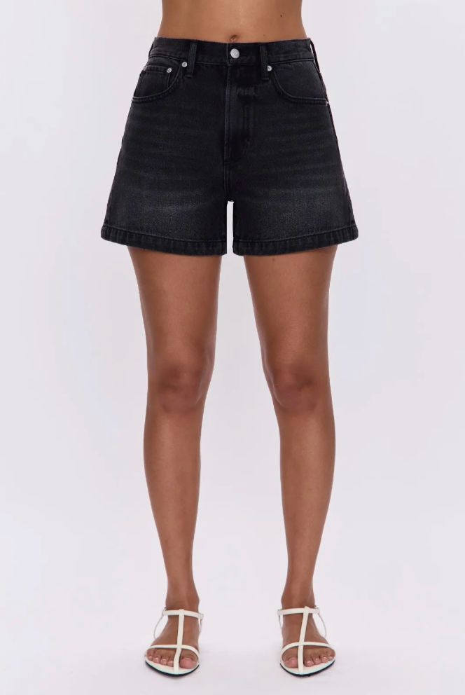 SAIGE HIGH RISE A-LINE SHORT GLAMOUR