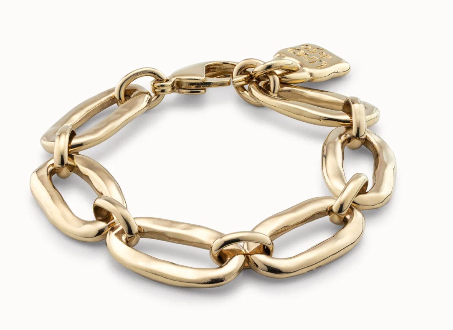 metal bracelet clad with 18k gold. M