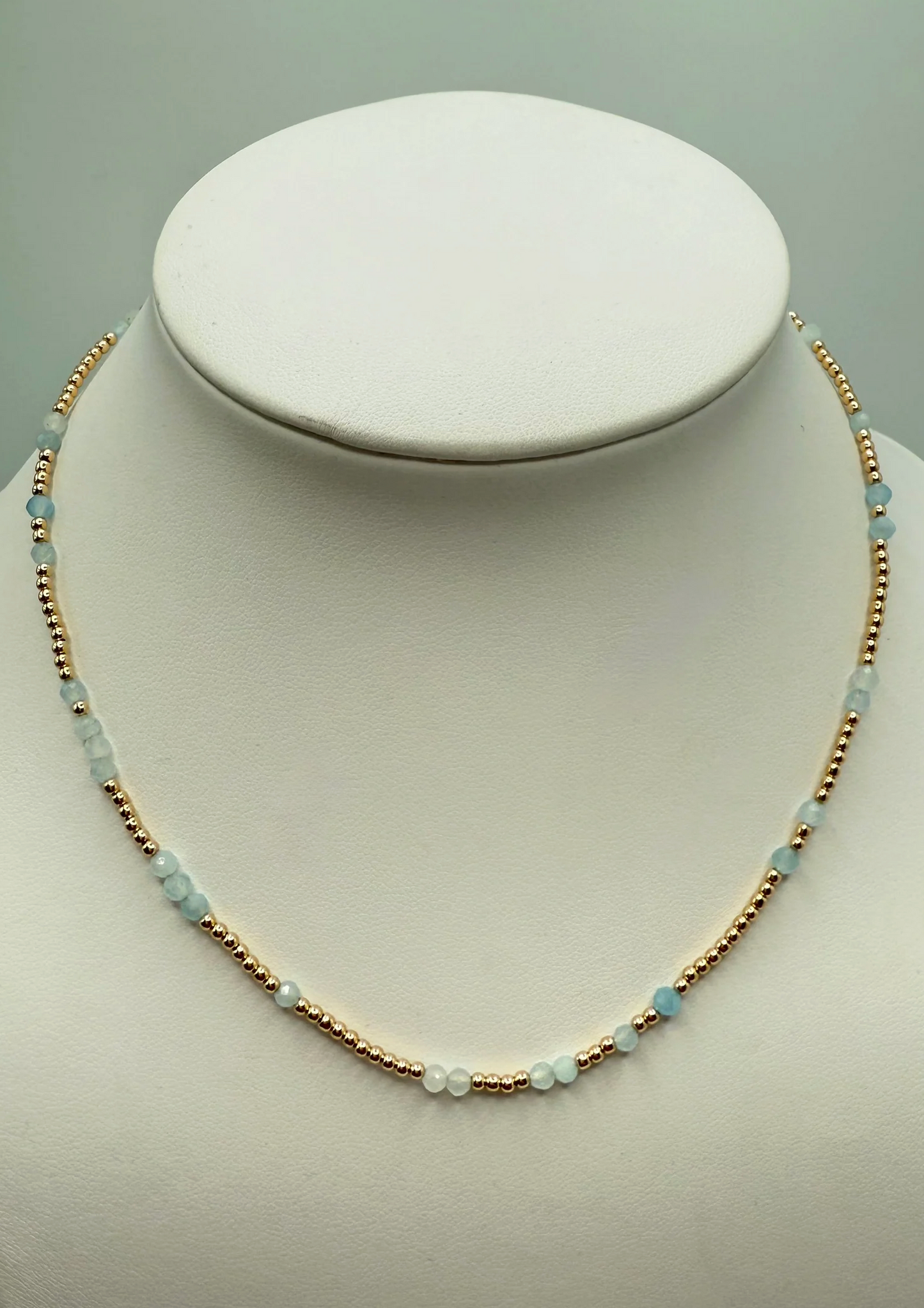 Enewton 15" Choker Hope Unwritten Gemstone- Aquamarine