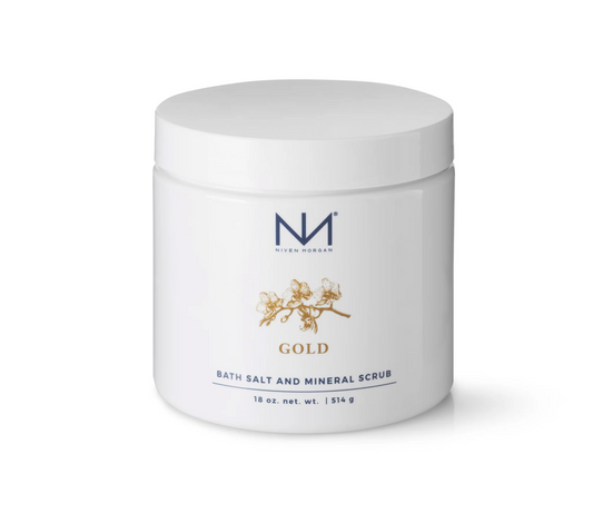 18 oz. Gold Bath Salt & Mineral Scrub