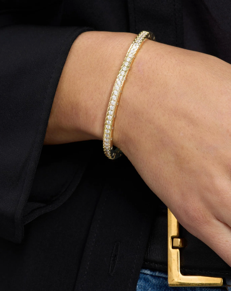 Ashley Pave Cuff 4mm