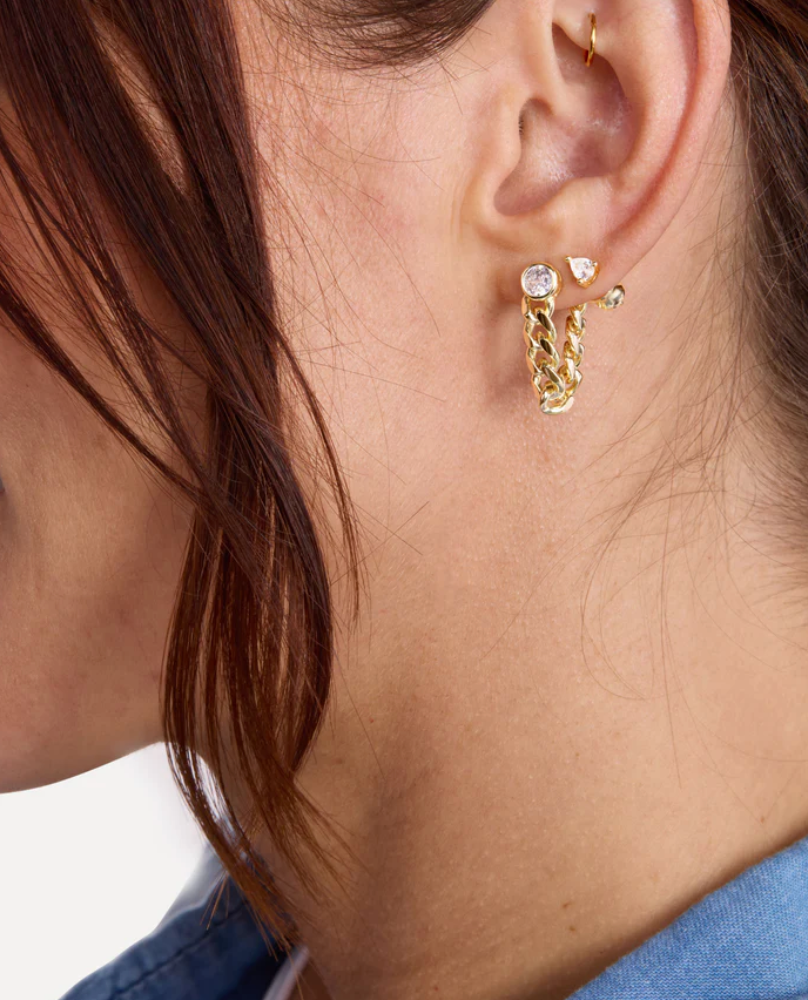 Julian Soft Chain Hoops