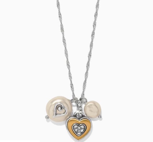 One Heart Pearl Short Necklace