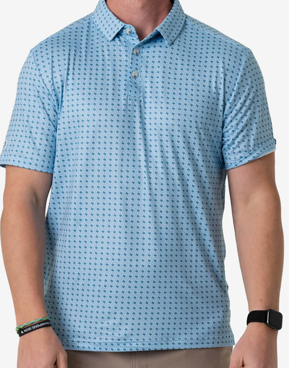 Performance Polo - Texas (Light Blue)