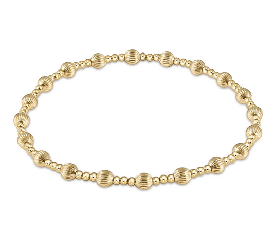 Extends Dignity Sincerity Gold 4mm Bracelet