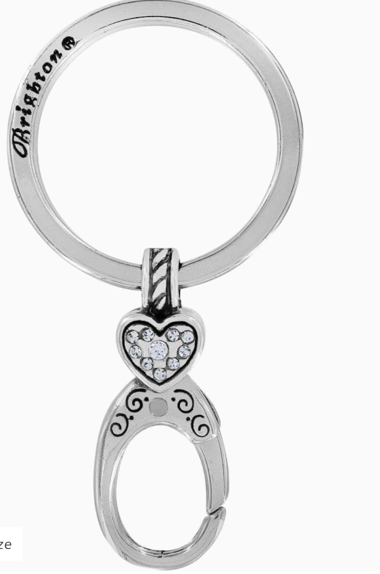 Heart Charm Key Fob