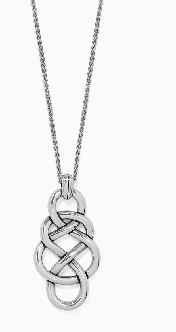 Interlok Braid Pendant Necklac