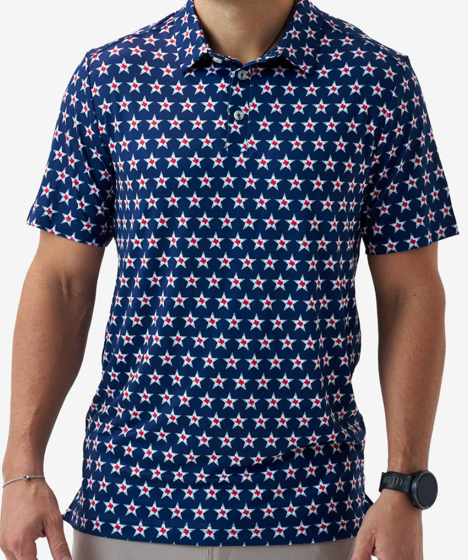 Performance Polo - Texas Vintage (Navy)