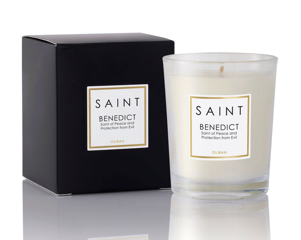 SAINT BENEDICT, Small Votive SAINT CANDLES