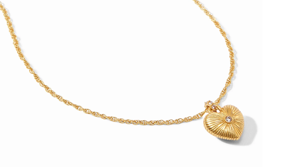 ESME HEART SOLITAIRE NECK CZ