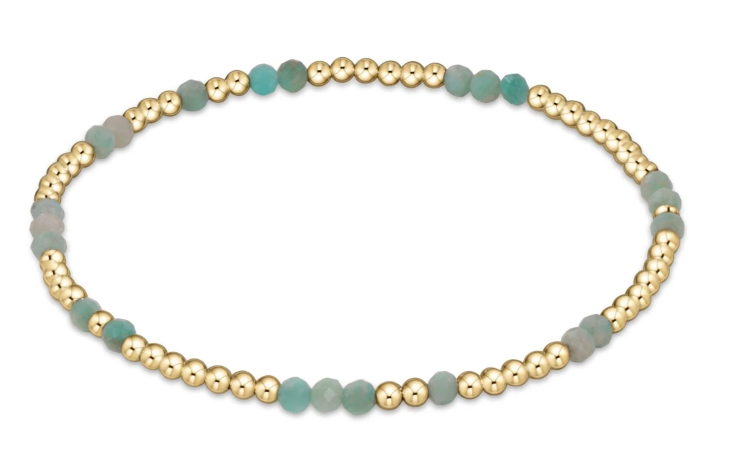 Hope Unwritten Gemstone Bracelet- Amazonite