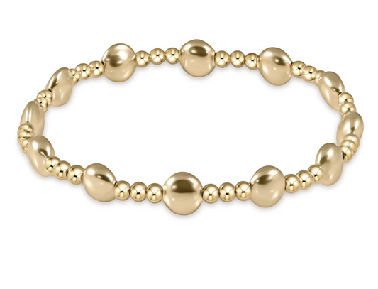 Honesty Sincerity Gold 6mm Bracelet