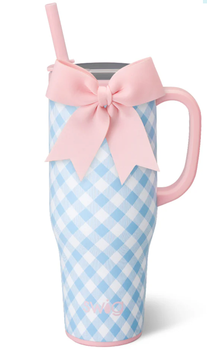 Gingham Mega Mug 40oz