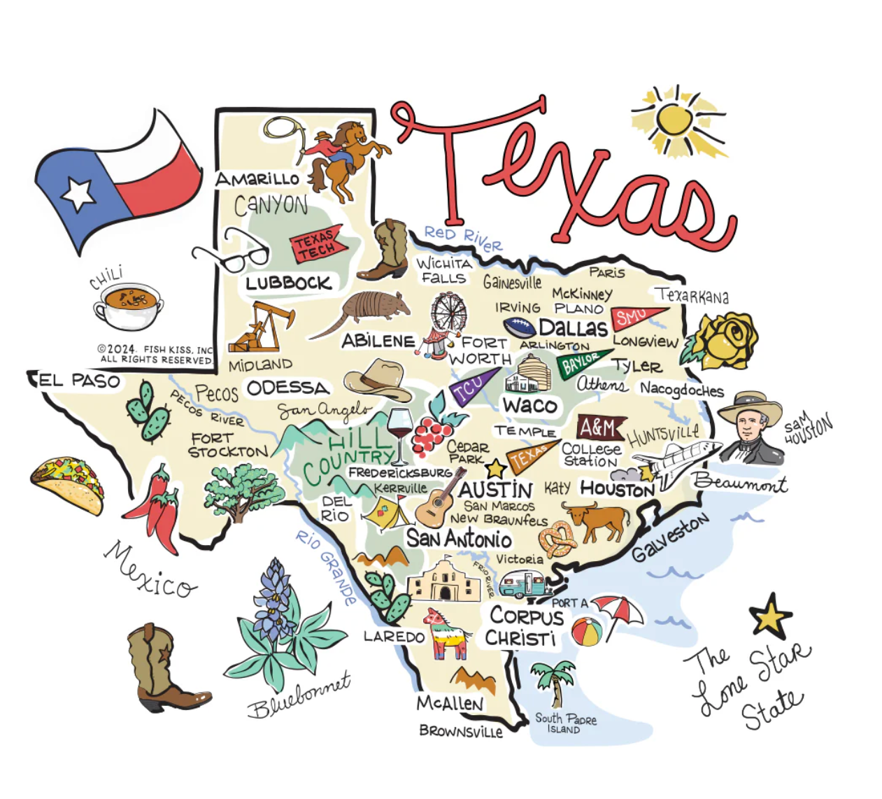 Texas Mega Mug 40oz