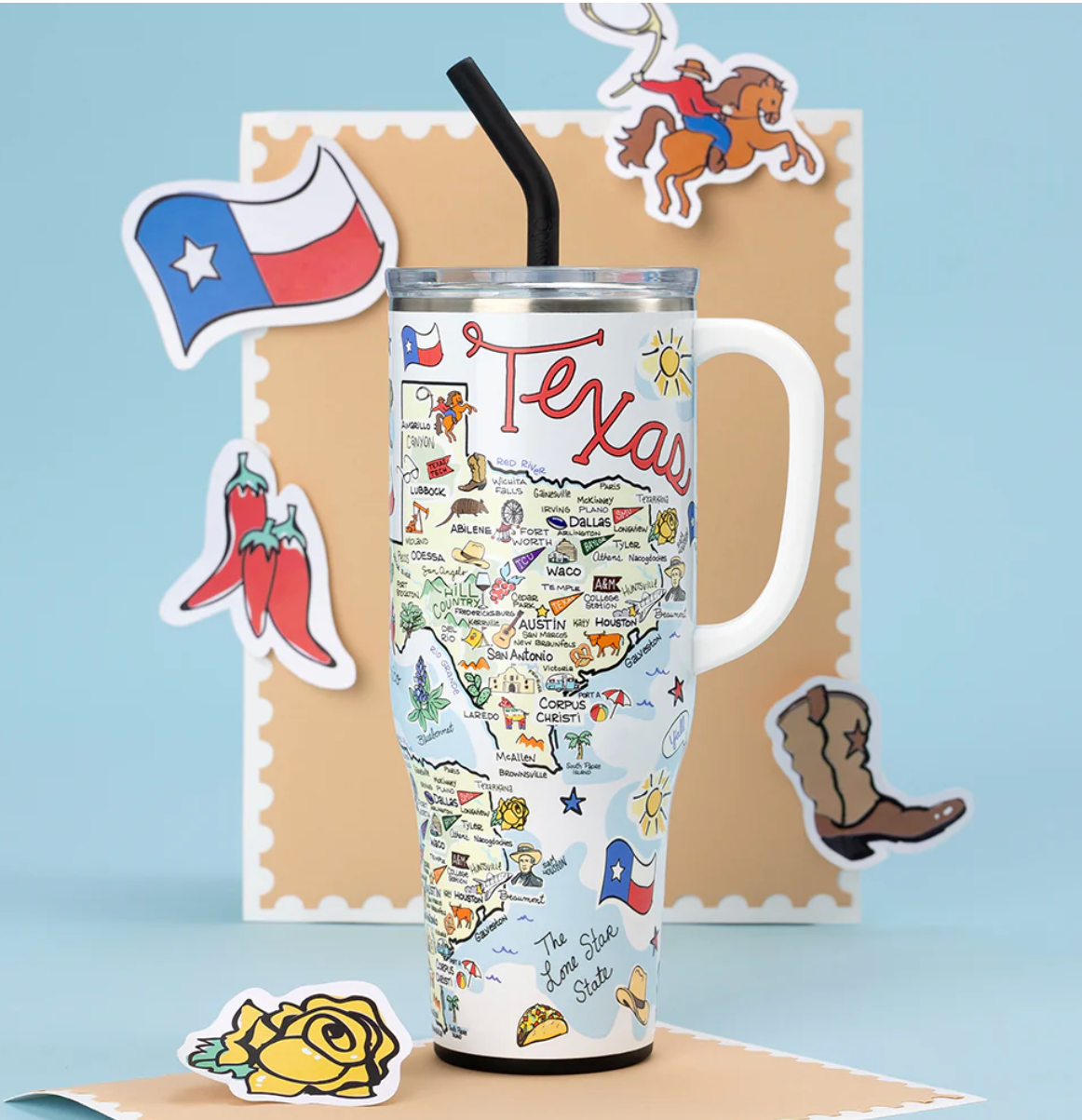 Texas Mega Mug 40oz