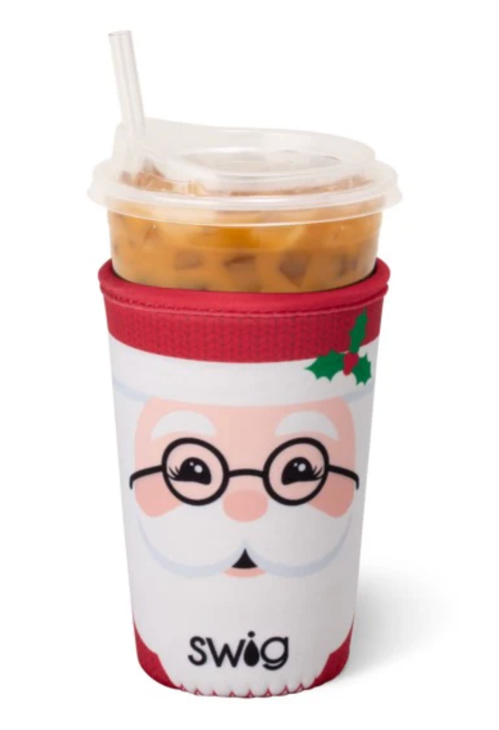 22oz Mr Claus Iced Cup Coolie