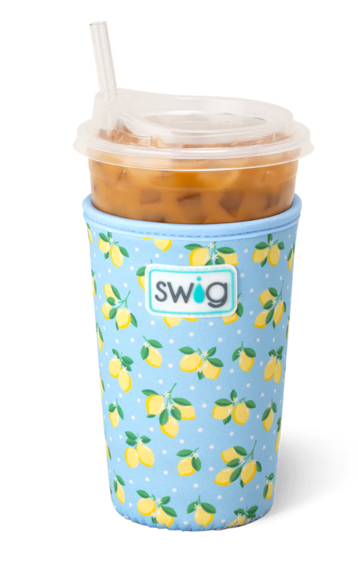 Lemon Meringue Iced Cup Coolie (Medium)