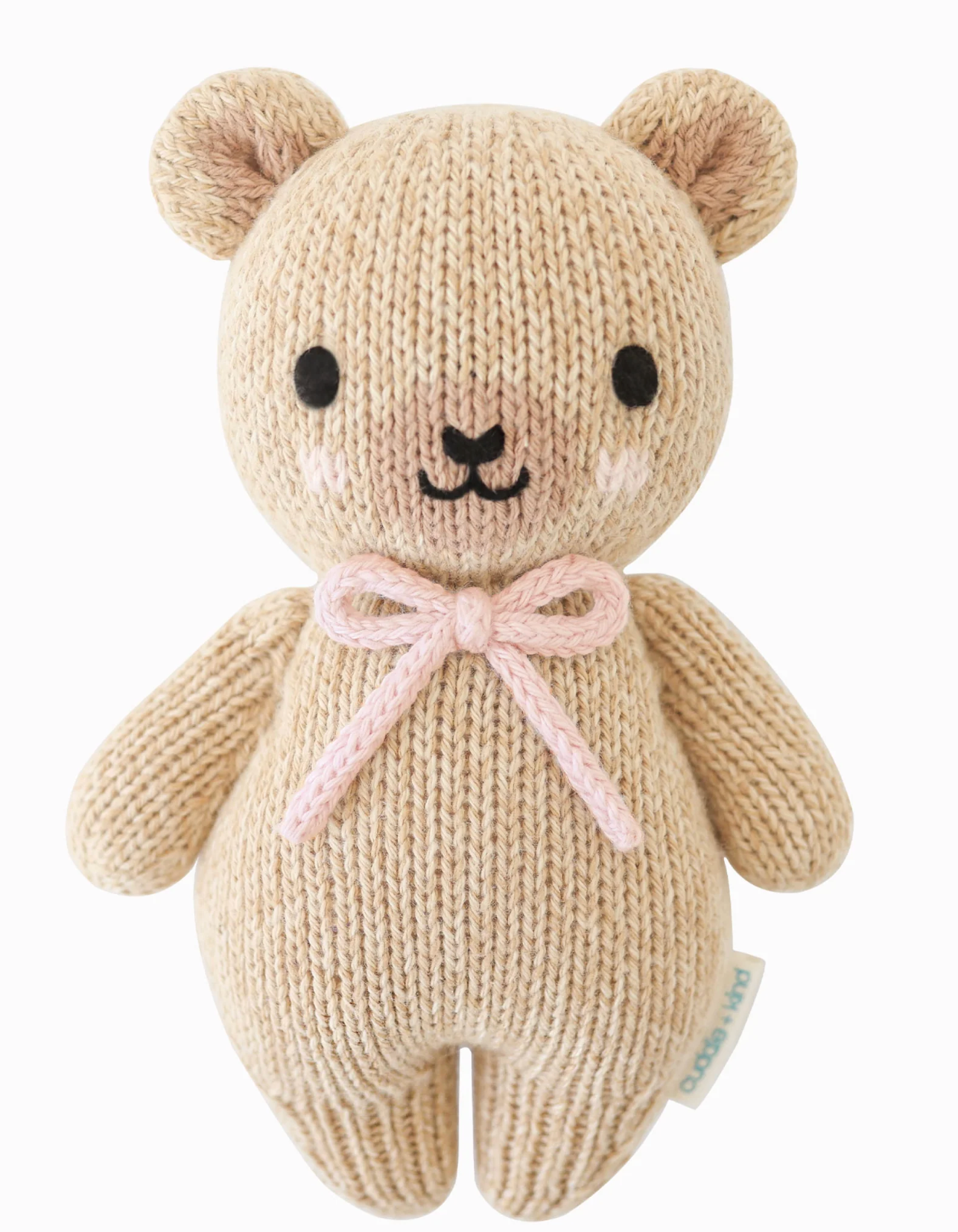 Baby honey bear (blush bow)