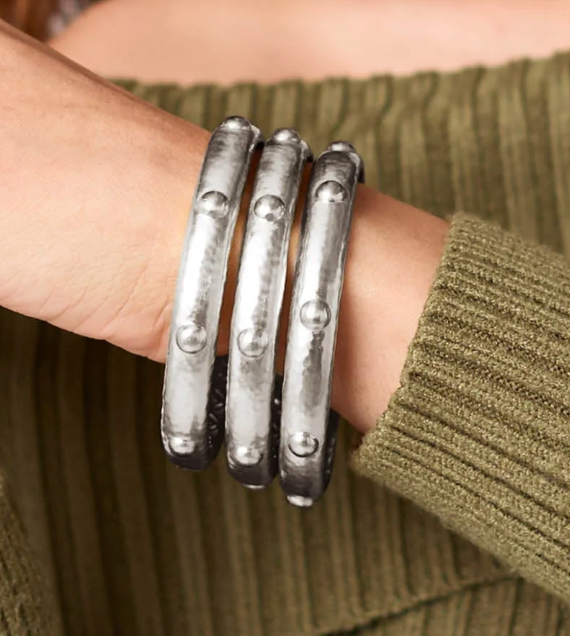 Solara Bangle-Silver-M