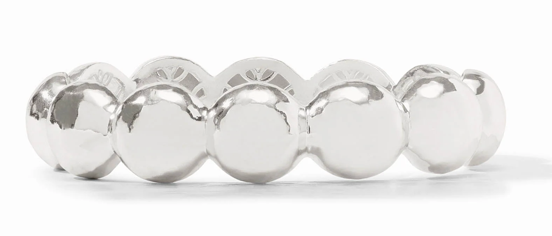 Solara Nova Hinge Bangle-Silver-OS
