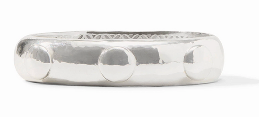 Solara Hinge Bracelet-Silver-OS
