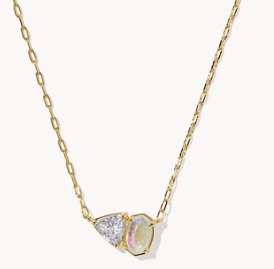 Tatum April Short Pendant Necklace
