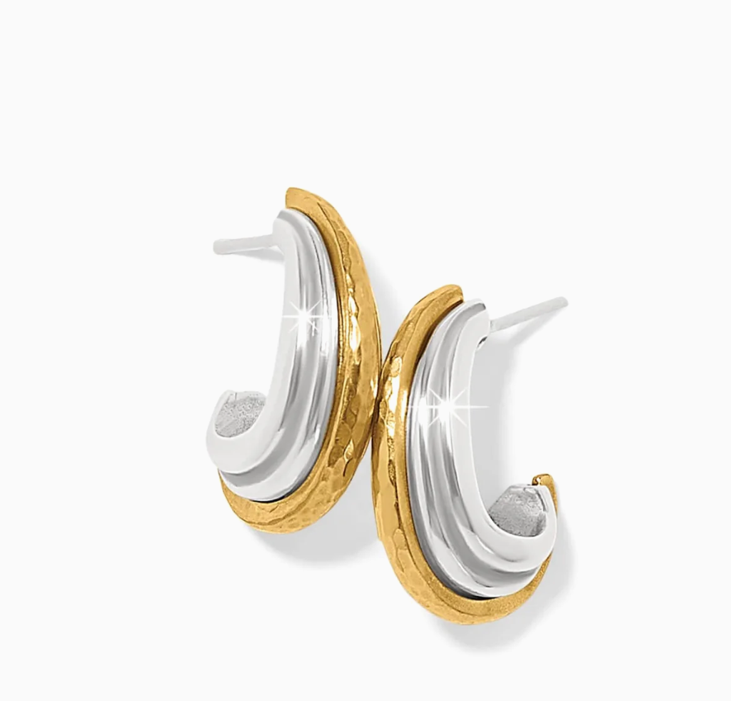 Ferrara Deco Small Hoop Earrin