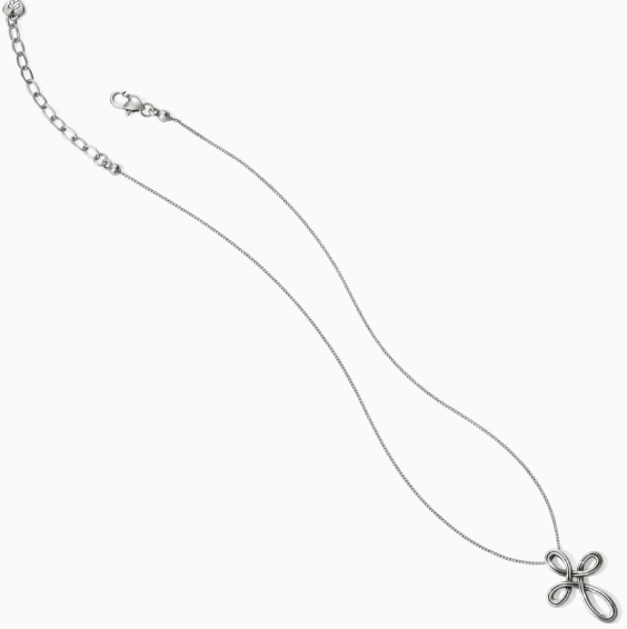 INTERLOK PETITE CROSS NECKLACE