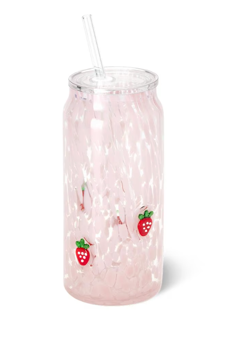 STRAWBERRY SHORTCAKE CHARM GLASS 23OZ
