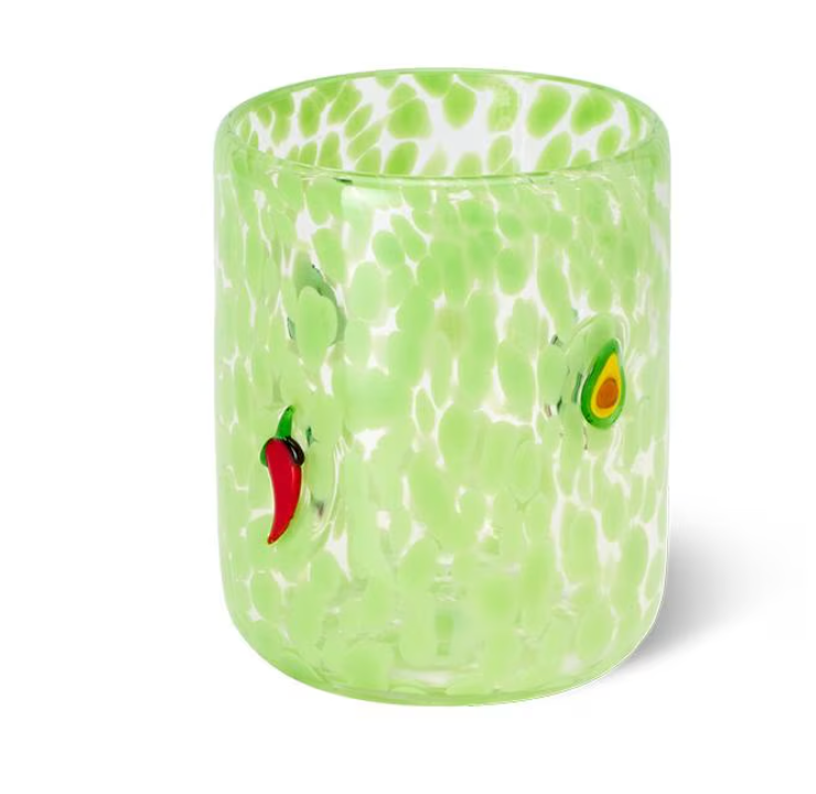 TACO NIGHT CHARM GLASS 17OZ