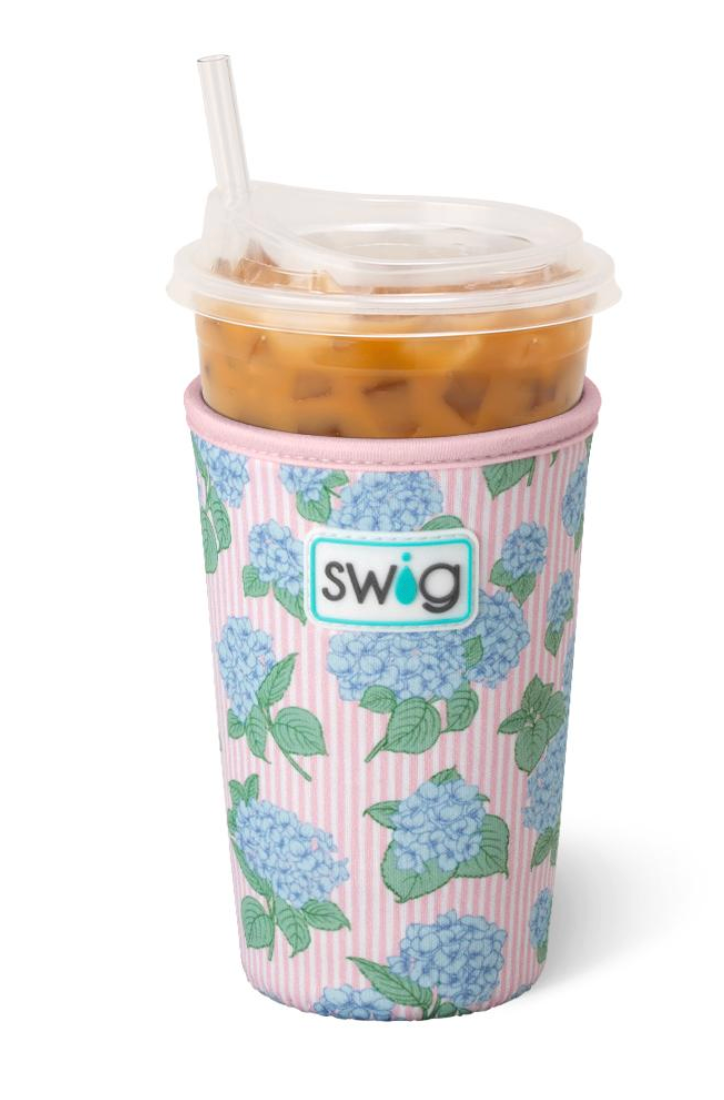 Hydrangeas Iced Cup Coolie (Medium)