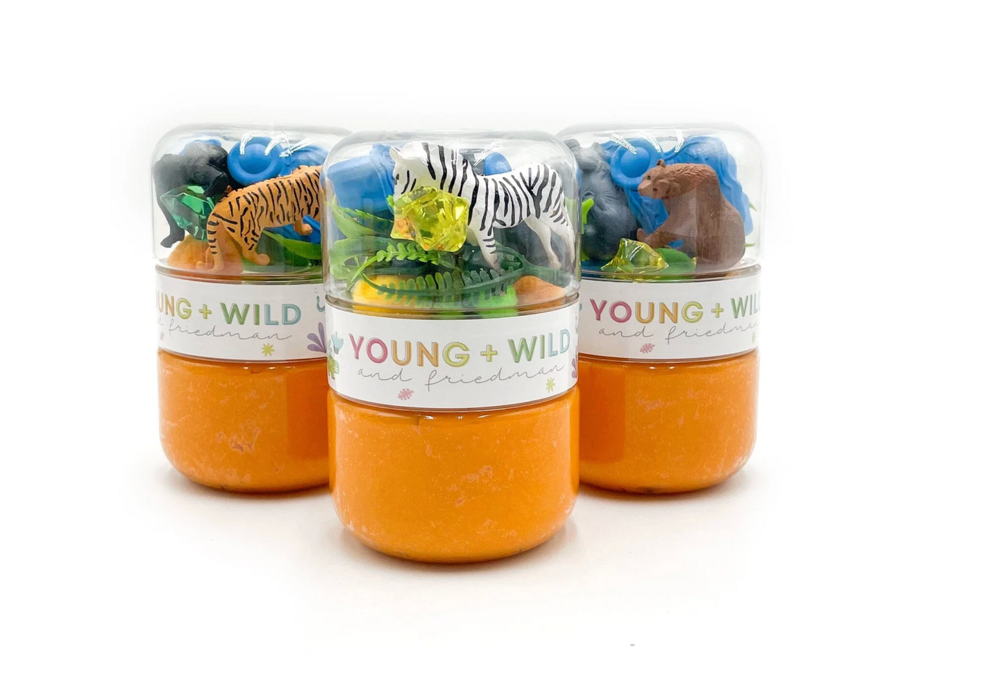 Grab & Go Dough Jar - Zoo