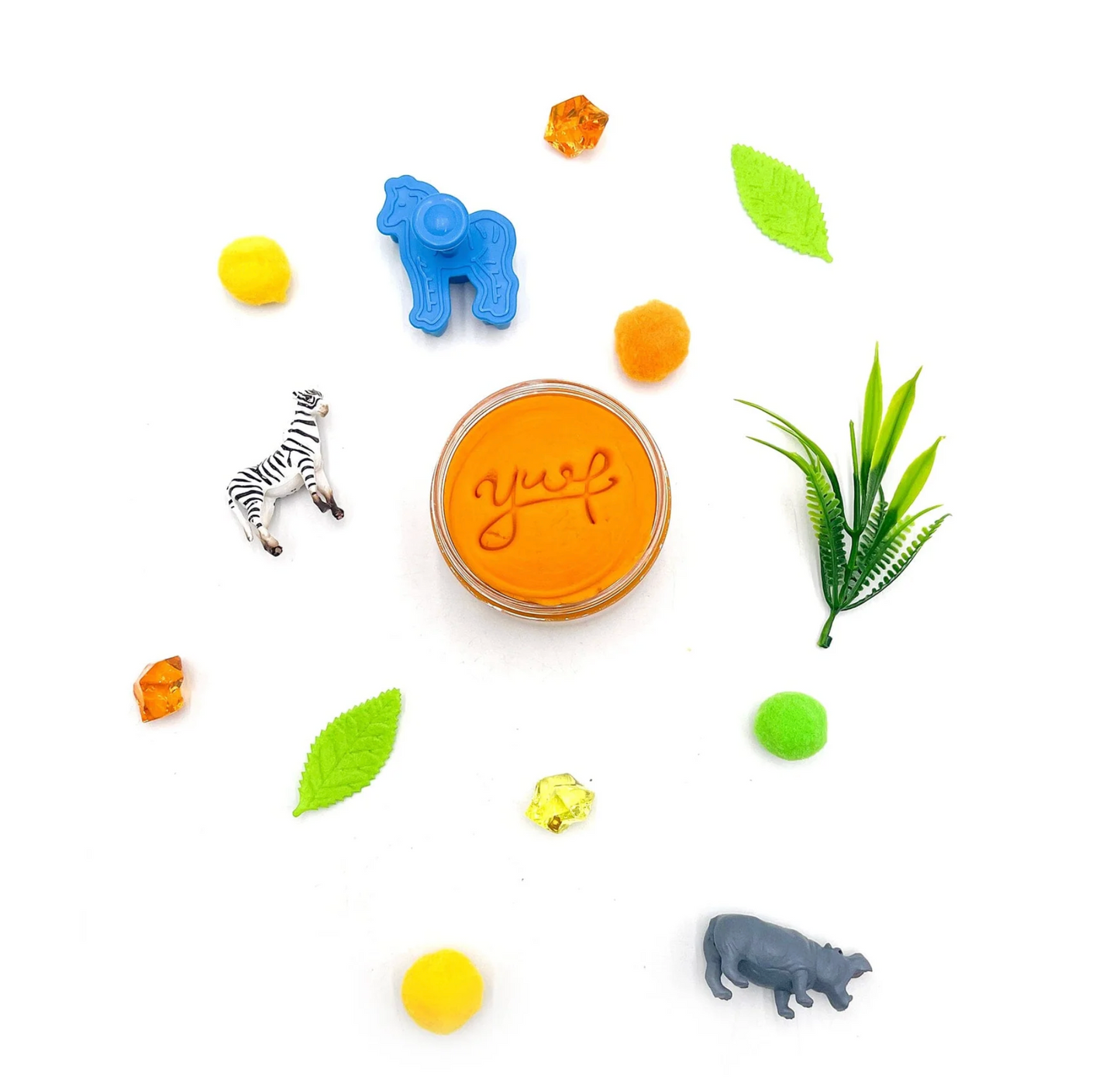 Grab & Go Dough Jar - Zoo