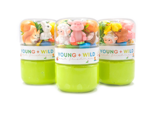 Grab & Go Dough Jar - Spring Animals