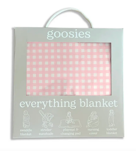 EVERYTHING BLANKET- GINGHAM COTTAGE PINK