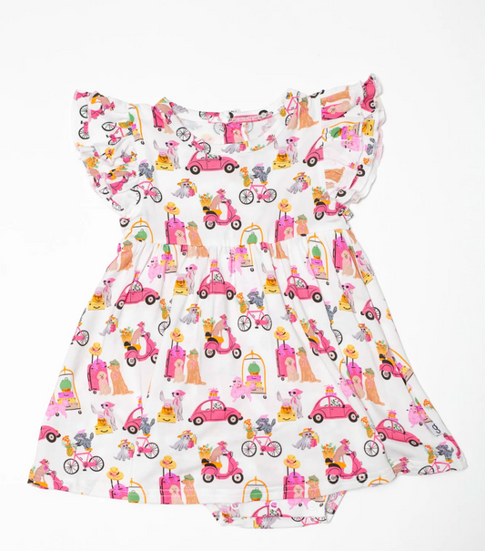 BODYSUIT DRESS- PUPPY CHIC