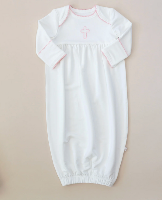 PIP GOWN- PINK CROSS