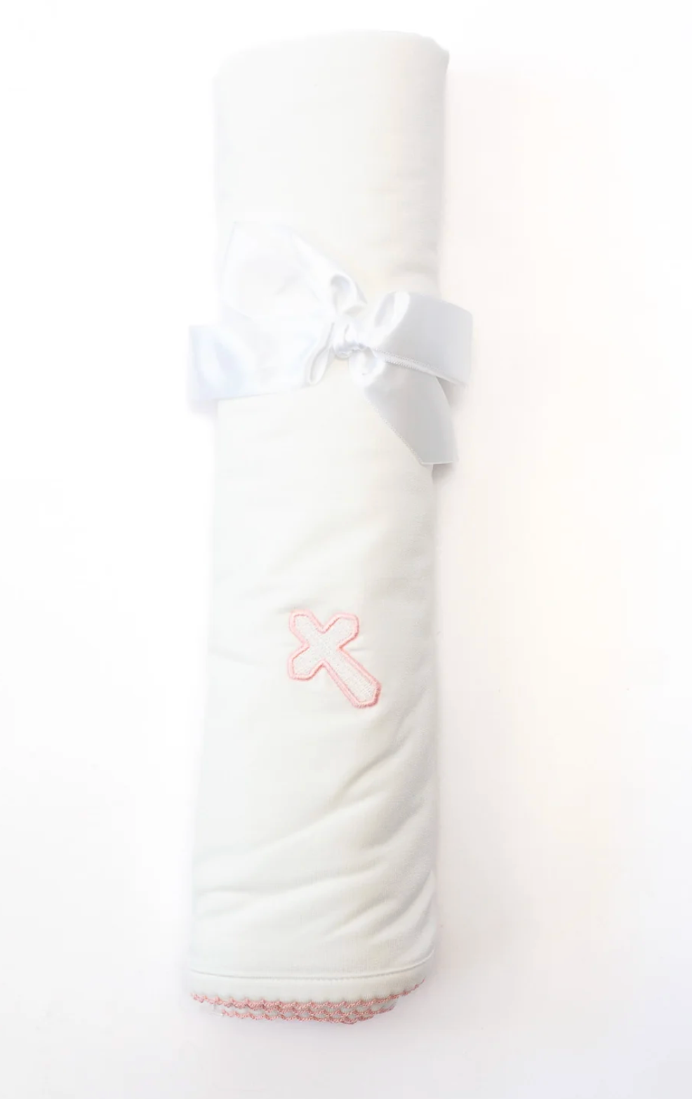 PIP BLANKET- PINK CROSS