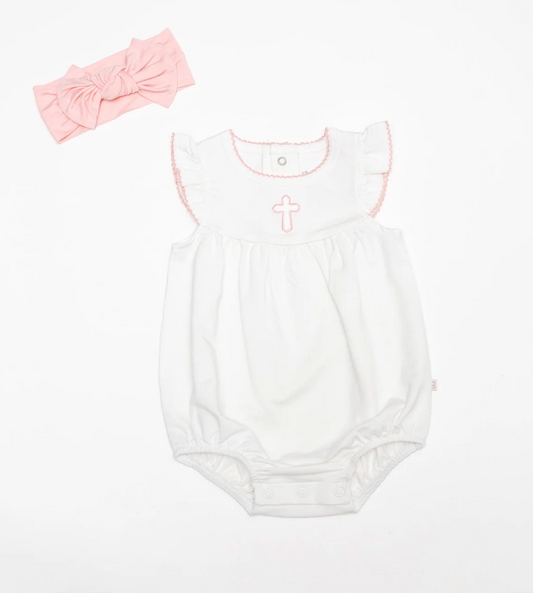 PIP FLUTTER BUBBLE-PINK CROSS