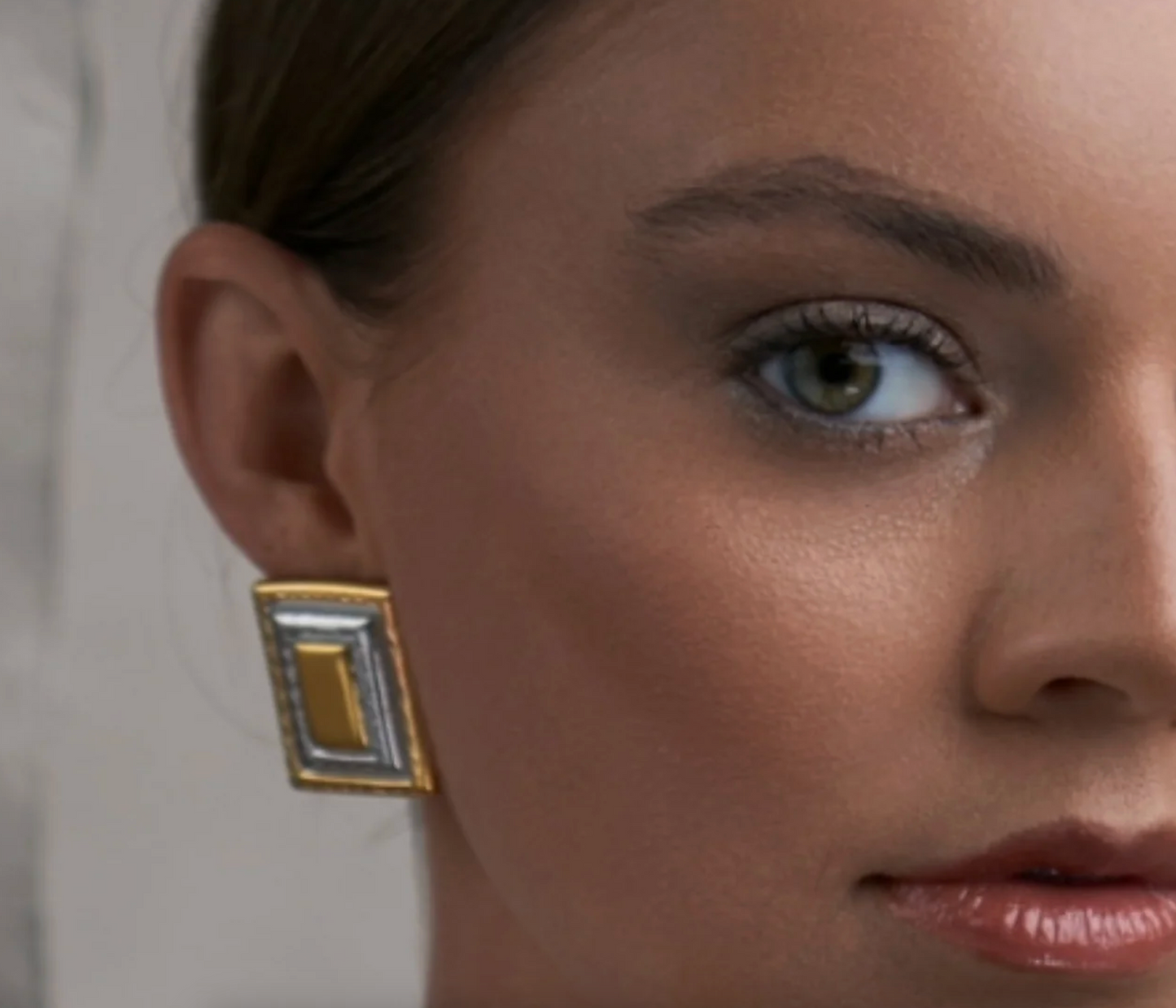 RECTANGLE MIX EARRINGS
