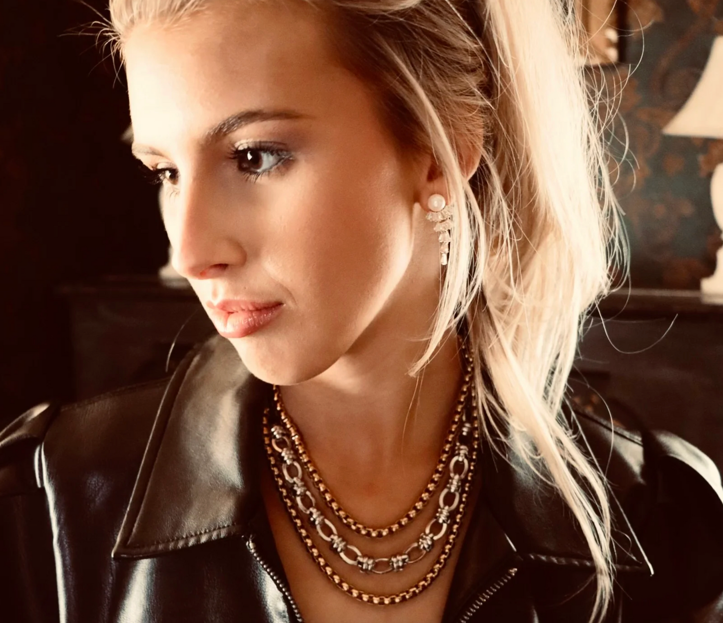 CARLA 2TONE NECKLACE