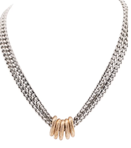 REVEL 2TONE NECKLACE